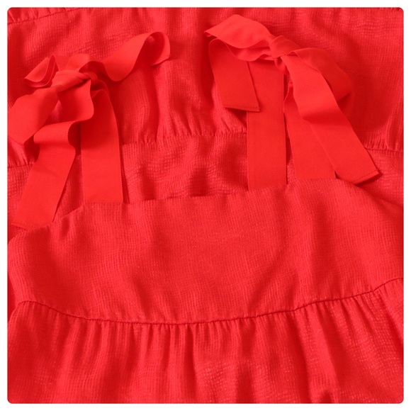 ALICE& + OLIVIA Cynthia Tie Shoulder Midi Dress - Picture 9 of 12